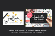 Saffron Handwritten Font, a Script Font by VladCristea (Thumbnail 2 of 10)