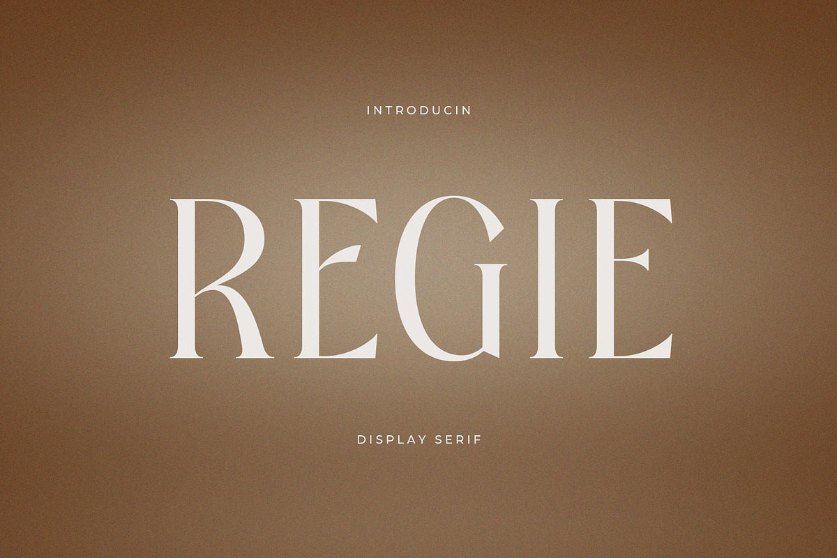 Regie - Elegant Display Serif Font, a Serif Font by BrandSemut (Photo 1 of 8)
