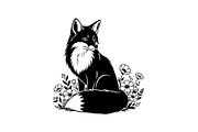 Cute Fox Silhouette Bundle, an Illustration by Designs_River (Thumbnail 2 of 31)