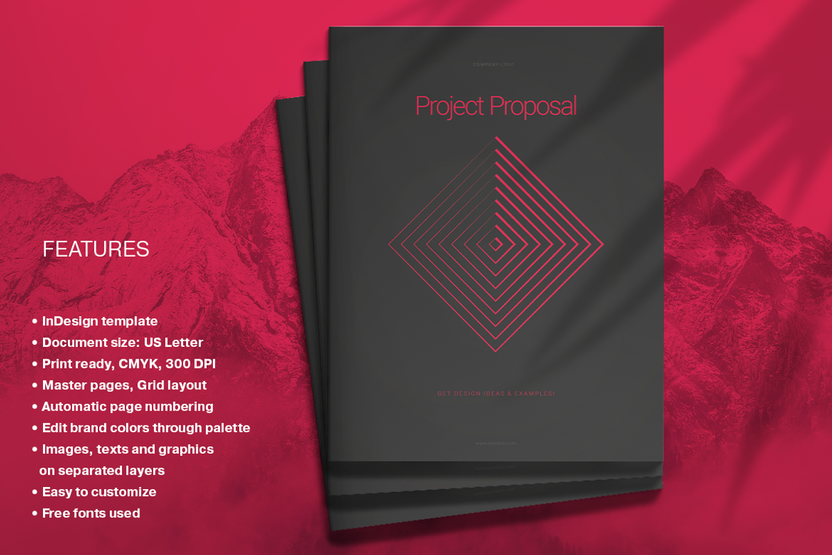 Red Project Proposal, a Brochure Template by Boris Cupac (Photo 1 of 12)