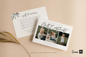 Photographer Gift Certificates GC045