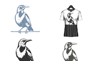 Dynamic Bird Illustrations Set, a Finance Illustration by CarWrap design (Thumbnail 2 of 3)