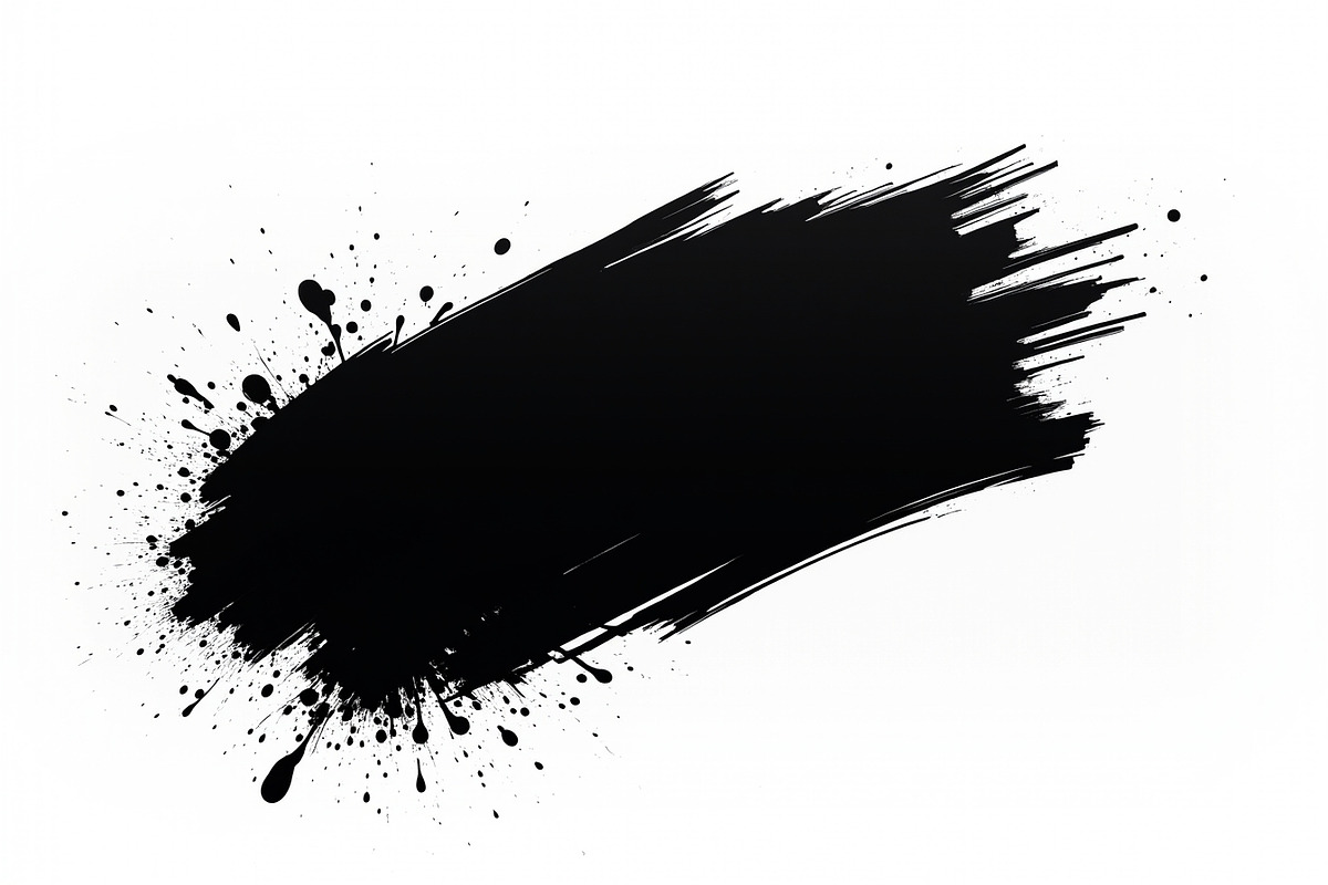 Bold Ink Brush Stroke Bundle, an Illustration by Amazin_art (Photo 3 of 21)