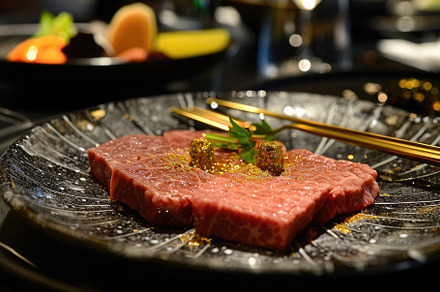 A raw piece of meat sits placidly on, a Photo by Iftikhar Alam