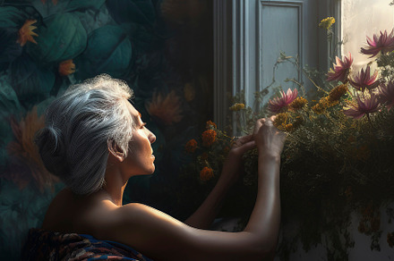 60 Years old bath, a Person Photo by huertas19