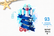 vector SET Sea mood, an Animal Illustration by WINDmade (Thumbnail 4 of 6)