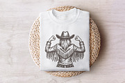 Empowered Cowgirl PNG, Strong, an Illustration by SharpMarketplace (Thumbnail 7 of 9)