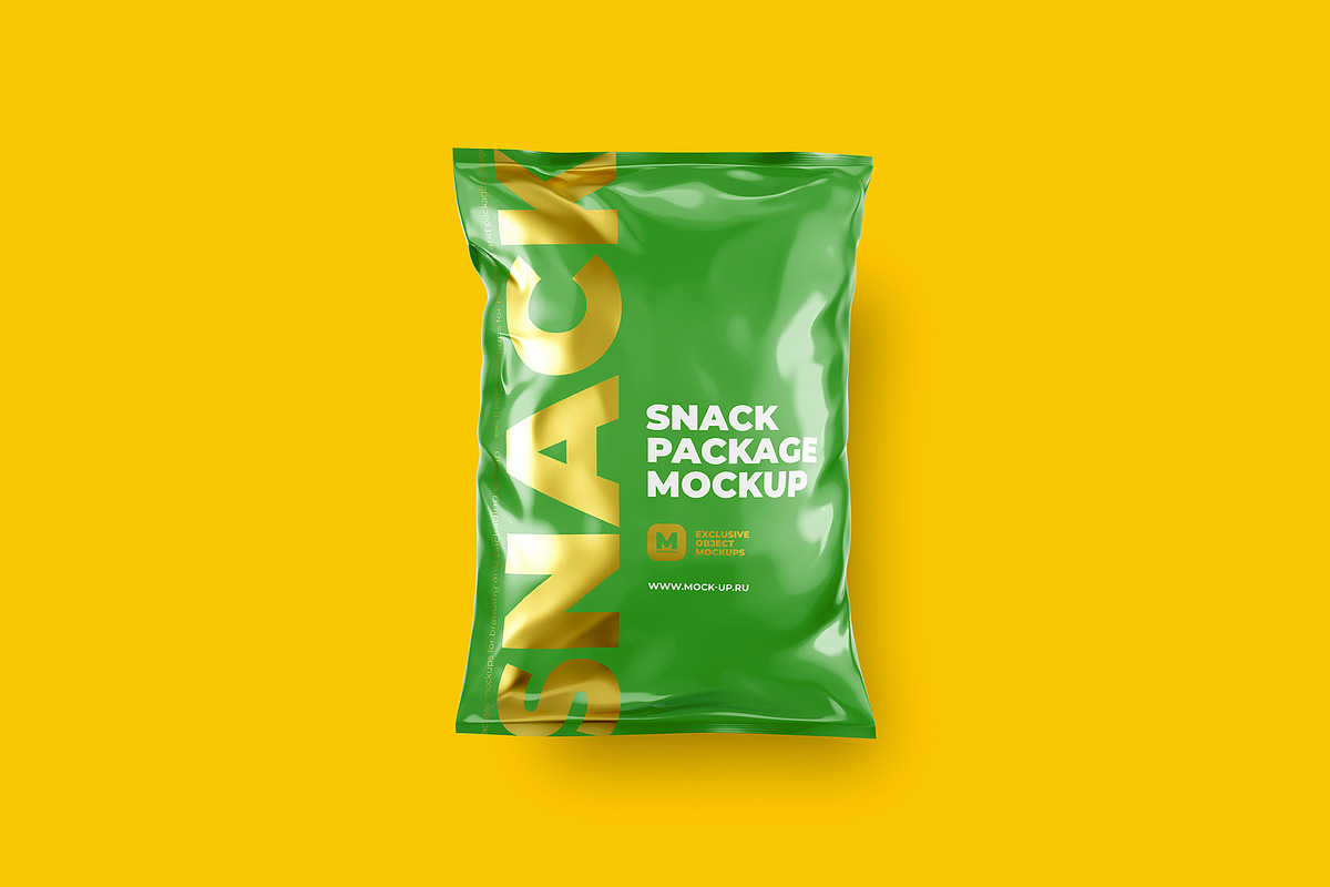 Snack Package Mockup, a Packaging Mockup by easymock (Photo 5 of 7)