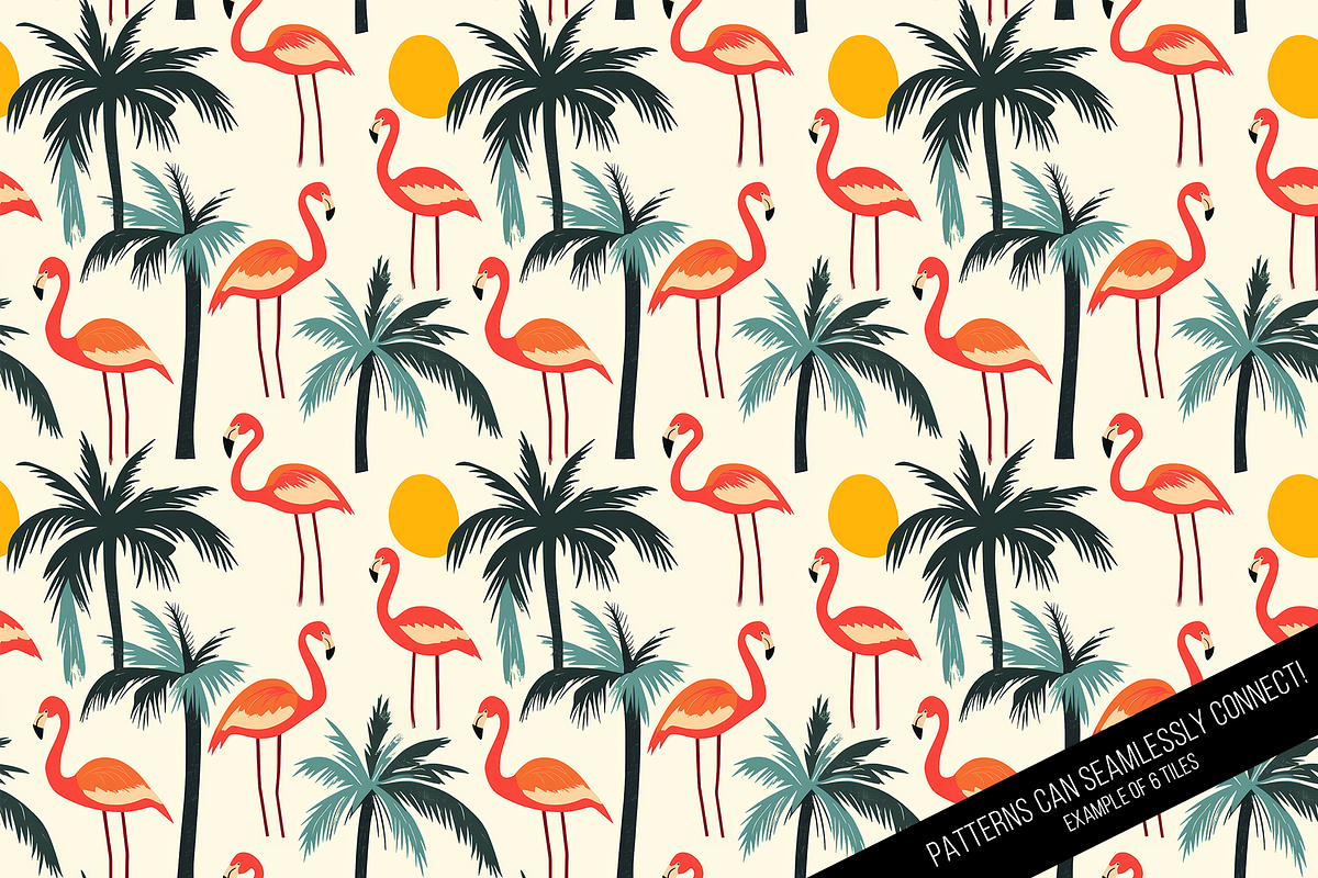 Vintage Palm Springs Seamless, a Pattern Graphic by Chromolume Studio (Photo 14 of 15)