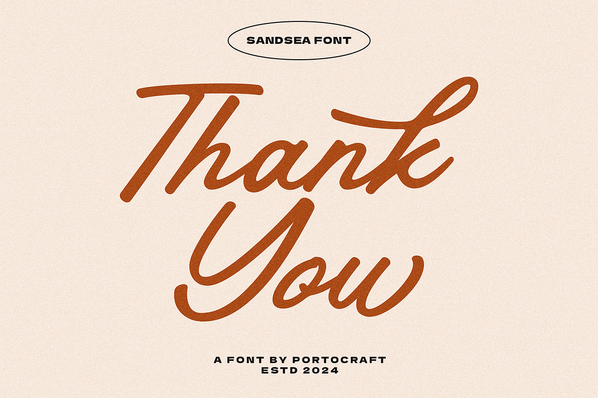 Sandsea Graceful Classic Script, a Script Font by Portocraft (Photo 7 of 10)