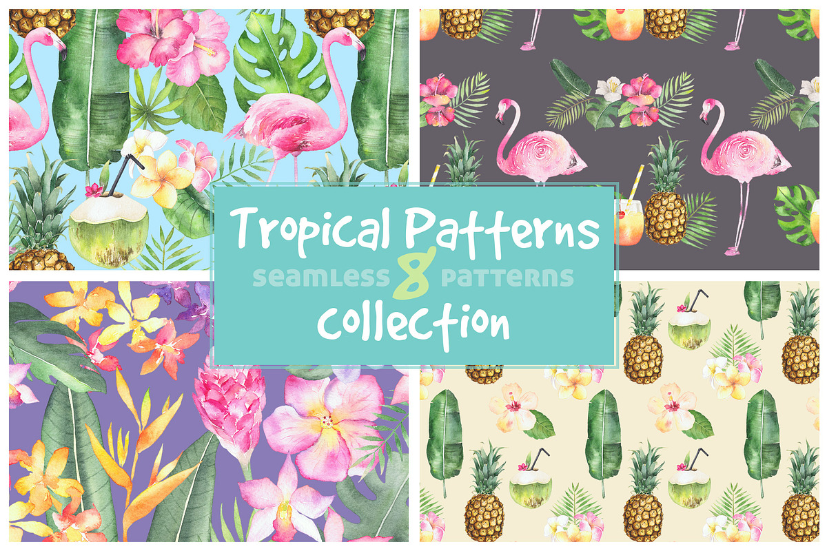 Tropical Pattern Collection, an Illustration by Vivitta (Photo 1 of 12)