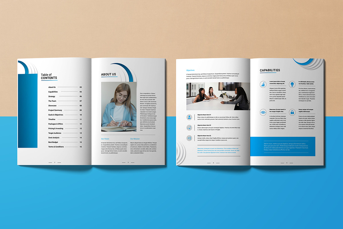 Project Proposal | Business Plan, a Brochure Template by Template Shop (Photo 2 of 5)