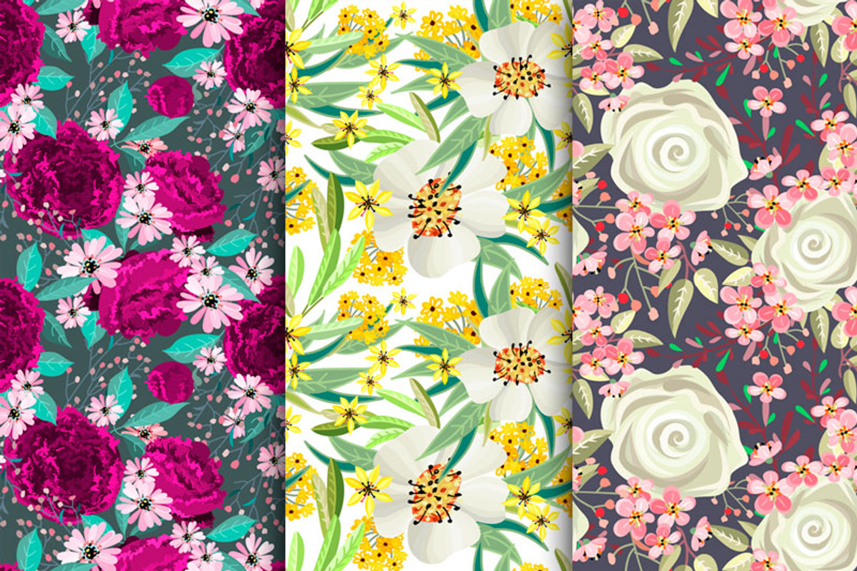 Pack of seamless patterns, a Decorative Illustration by ARSCOR (Photo 4 of 6)