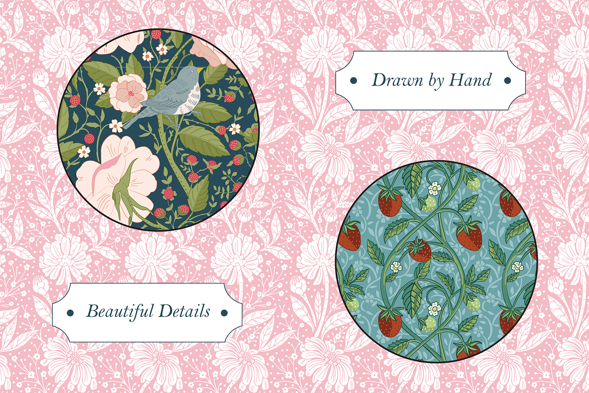 William Morris Pattern Pack Spring, a Pattern Graphic by RachelStudio (Photo 9 of 10)