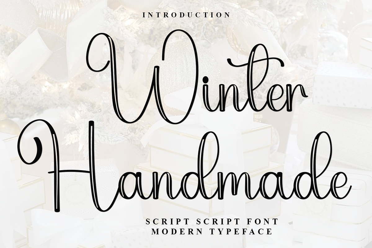 Winter Handmade, a Handwritten Font by InermediaSTUDIO (Photo 1 of 8)