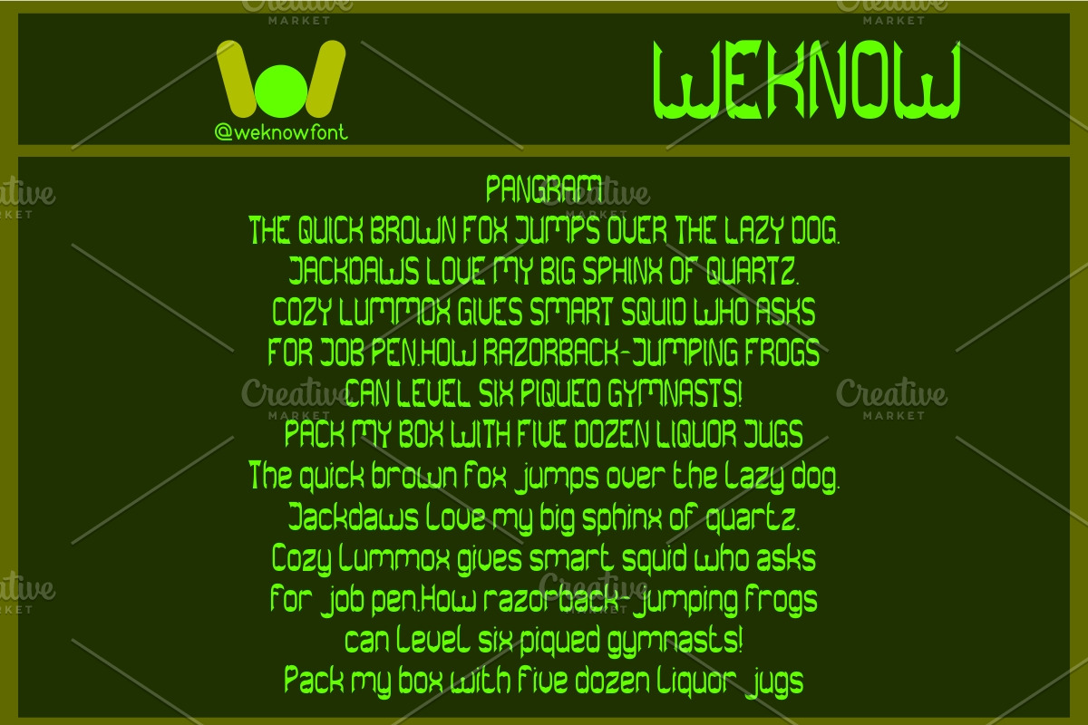 The Bat Cave font, a Font by weknow (Photo 6 of 8)