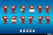 Red Sneaky Ninja Character, an Illustration by DesignWolf (Thumbnail 2 of 2)