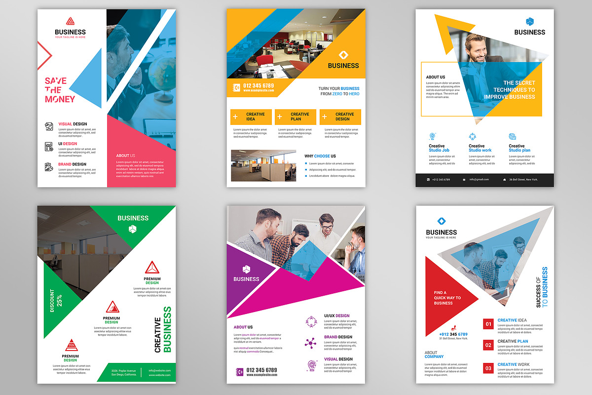 500+ Flyers Mega Bundle 99% OFF, a Flyer Template by Imagine Design Studio (Photo 95 of 98)