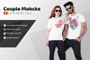 T-Shirt Fashion Mock-Up-V-2-001, a Shirt Mockup by designvillage (Thumbnail 1 of 6)