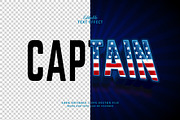 Text Effect Captain, a Layer Style Add-On by Navy Graphic (Thumbnail 2 of 2)
