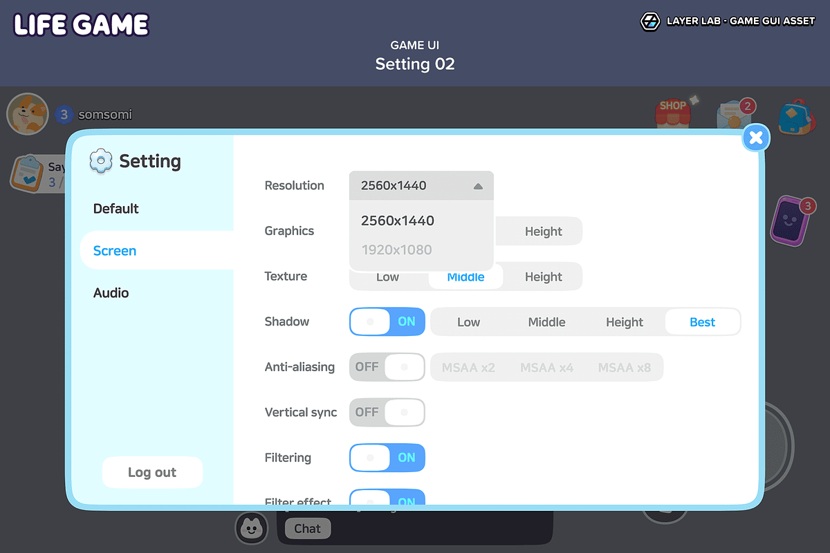 GUI - Life Game, an UI Kit Template by LAYERLAB (Photo 47 of 55)