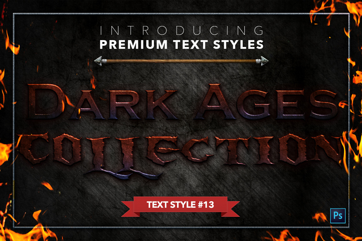 Dark Ages #1 - Text Styles, a Layer Style Add-On by Jonas Stensgaard (Photo 14 of 18)