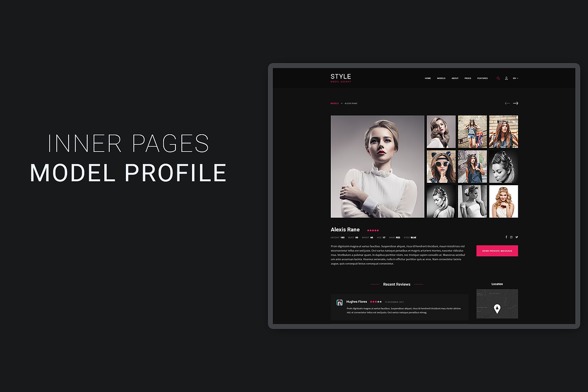 Devon - Model Agency Directory, a WordPress Template by Listing Themes