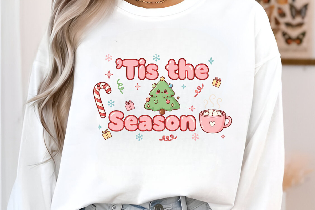 Santa Baby Pinup, Pink Christmas PNG, an Illustration by DreamArtGraphic (Photo 3 of 5)