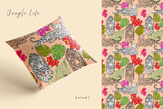 Jungle life pattern design, a Pattern Graphic by NatArt (Thumbnail 2 of 4)