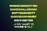 Qborga - Techno Font, a Sans Serif Font by Iqsiart Studio (Thumbnail 3 of 6)