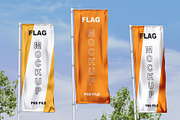 Standing Flag Mockup, a Product Mockup by Mockupfit (Thumbnail 1 of 3)