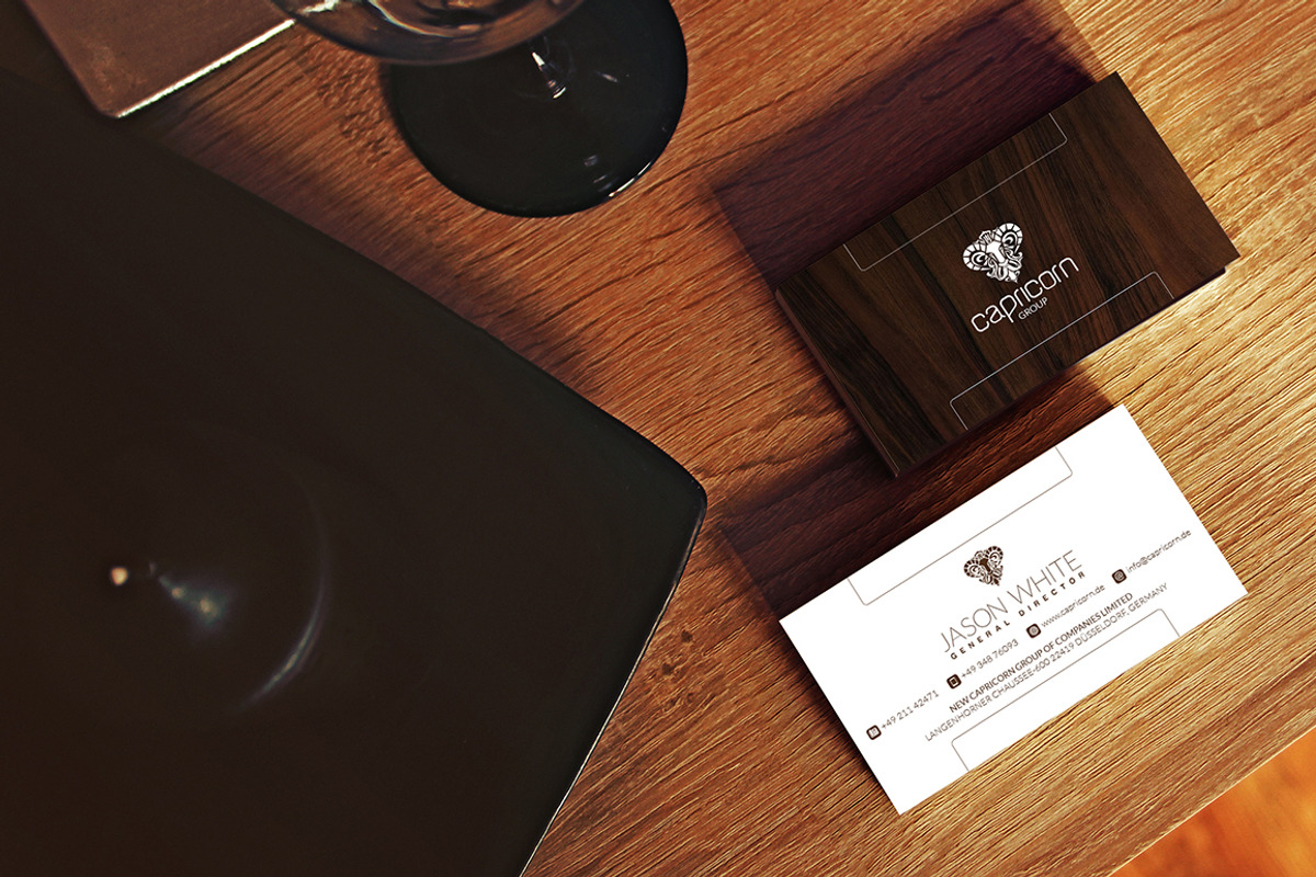 Wood Business Card, a Business Card Template by Marvel (Photo 3 of 4)