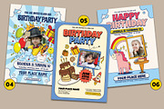 Happy Birthday Flyer (15 Assets), a Flyer Template by Graptail (Thumbnail 3 of 6)