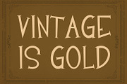 Minosh Vintage Display Typeface, a Serif Font by Maulana Creative (Thumbnail 5 of 7)