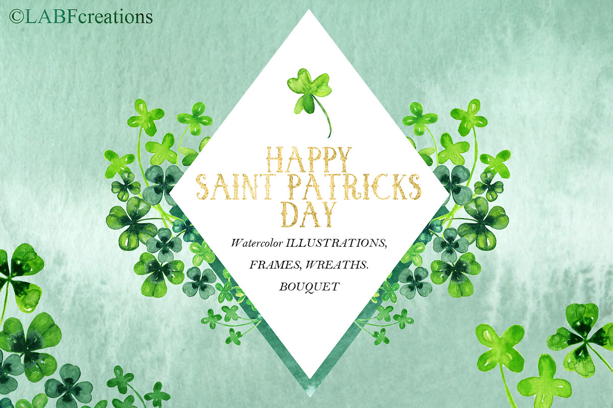 Happy Saint Patricks Day, a Texture Illustration by LABFcreations (Photo 2 of 8)