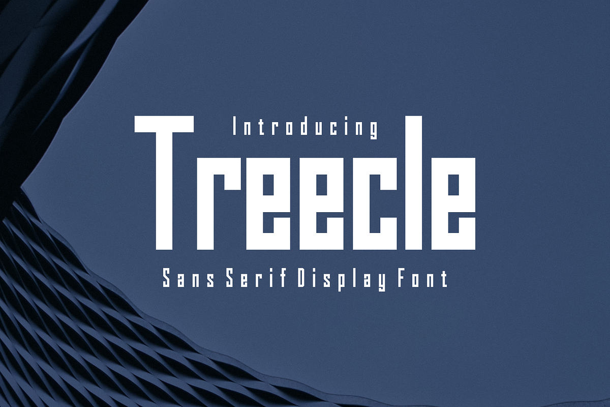 Treecle - Font, a Sans Serif Font by artchiles_design (Photo 1 of 5)