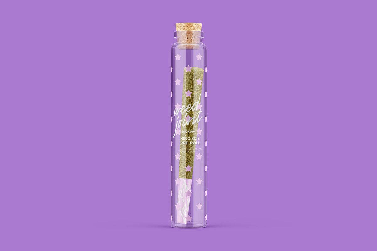 Weed Joint in Glass Tube Mockup, a Product Mockup by easymock 2 (Photo 9 of 12)