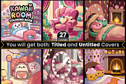 Bold Easy Cozy Kawaii Room, an Animal Illustration by Ink Gallery (Thumbnail 3 of 3)