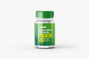 Transparent Pill Bottle Mockup Set, a Cups & Container Mockup by Deeplab (Thumbnail 7 of 10)