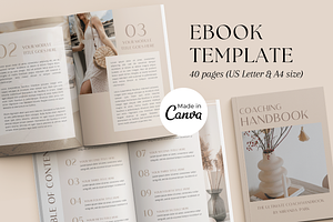 Ebook Workbook Guide Book Template