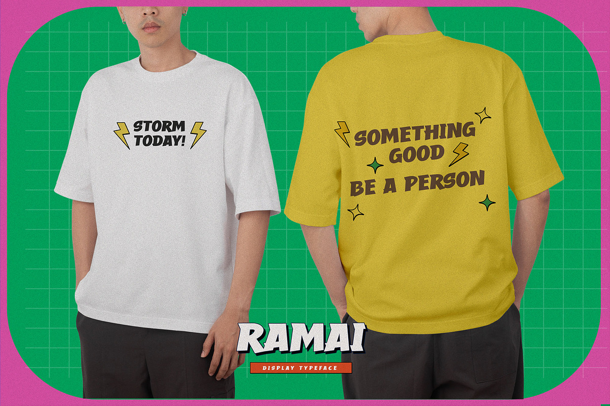 RAMAI - Display Typeface, a Font by Gassstype (Photo 2 of 8)
