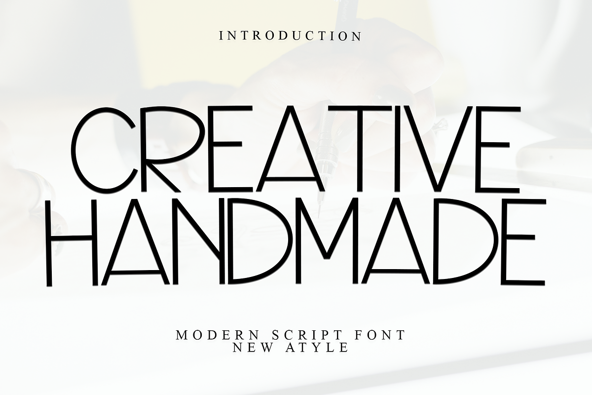 Creative Handmade, a Serif Font by InermediaSTUDIO (Photo 7 of 7)