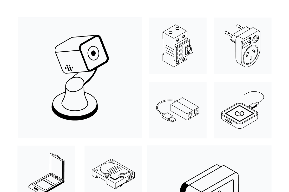 Devices Isometric Icons, a Duotone Icon by Vectors Market (Photo 15 of 16)
