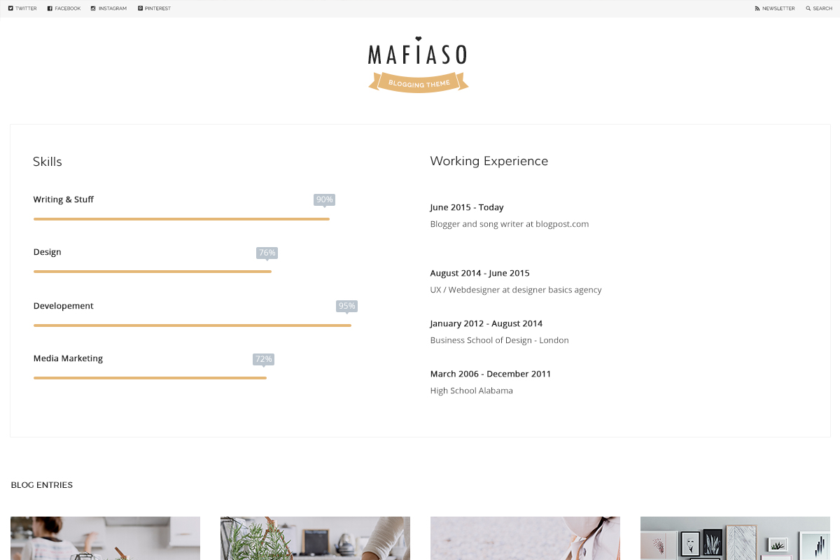 Mafiaso - Blog PSD Template, a Websites & App Template by FlyTemplates.com (Photo 7 of 8)