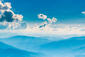 Blue mountains landscape, a Nature Photo by Vapi