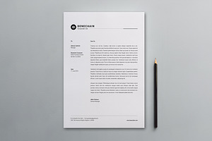 Minimal Corporate Letterhead