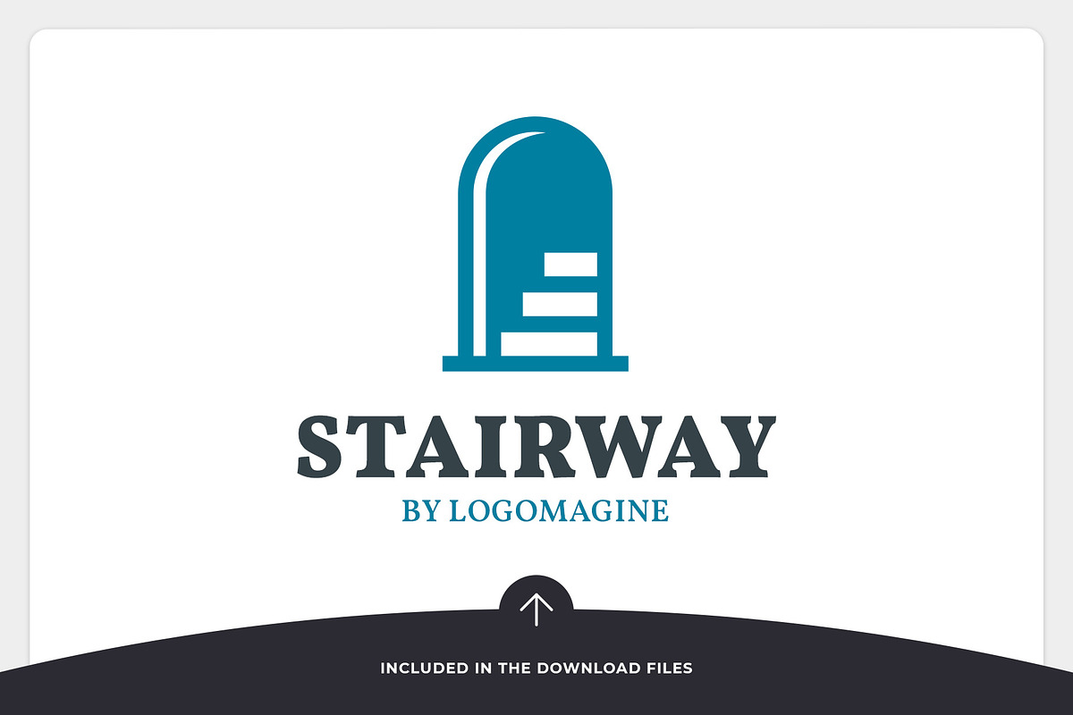 Stairway Logo Template, a Branding & Logo Template by LOGOMAGINE (Photo 14 of 16)