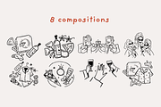 Whimsical bachelorette party clipart, a Decorative Illustration by Heartwarming Art (Thumbnail 4 of 14)