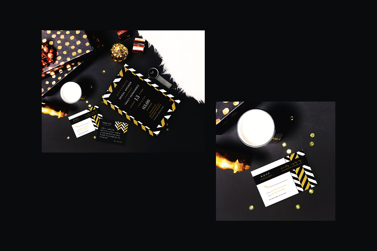 Mockup for Invitation Cards, a Print Template by Naveera Aftab (Photo 2 of 3)