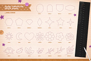 Textile Lettering Toolkit, a Brush Add-On by Aurelie Maron (Thumbnail 3 of 6)